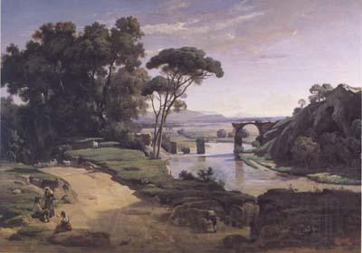 Jean Baptiste Camille  Corot Le pont d'Auguste a Narni (mk11)